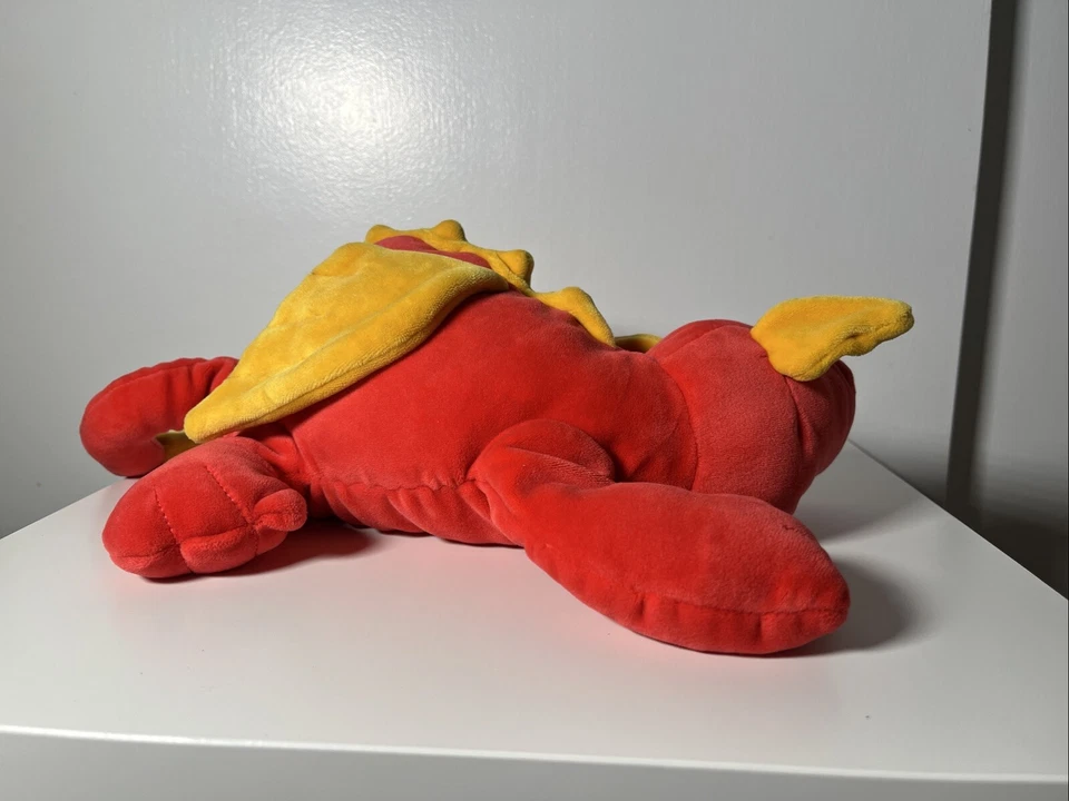 Peluche Manhattan Toy Company Rufus Red Dragon 13" amarillo lovey Foto 3 de 4