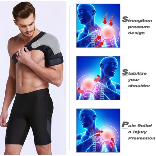Shoulder Stability Brace Adjustable Support Rotator Cuff Shoulder Brace for Left - Picture 6 of 7