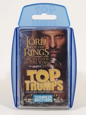 Lord Of The Rings Return Of The King Top Trumps Card Game Hasbro 2003 Sealed #Z