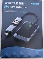 Wireless Car Play Adapter BY 960H. EXCELLENT CONDITION  OPEN BOX  N194