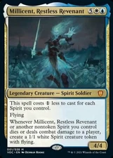 MTG Commander Innistrad Crimson Vow M Millicent Restless Revenant #001