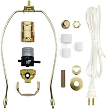 Lamp Kit for Liquor Bottles - Includes All Adapters and Parts - Gold Finish