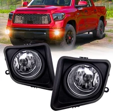 Fog Light Assembly For 2014-2019 Toyota Tundra With H11 12V 55W Halogen Bulbs...