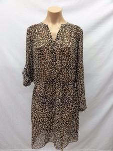 vince camuto leopard print dress