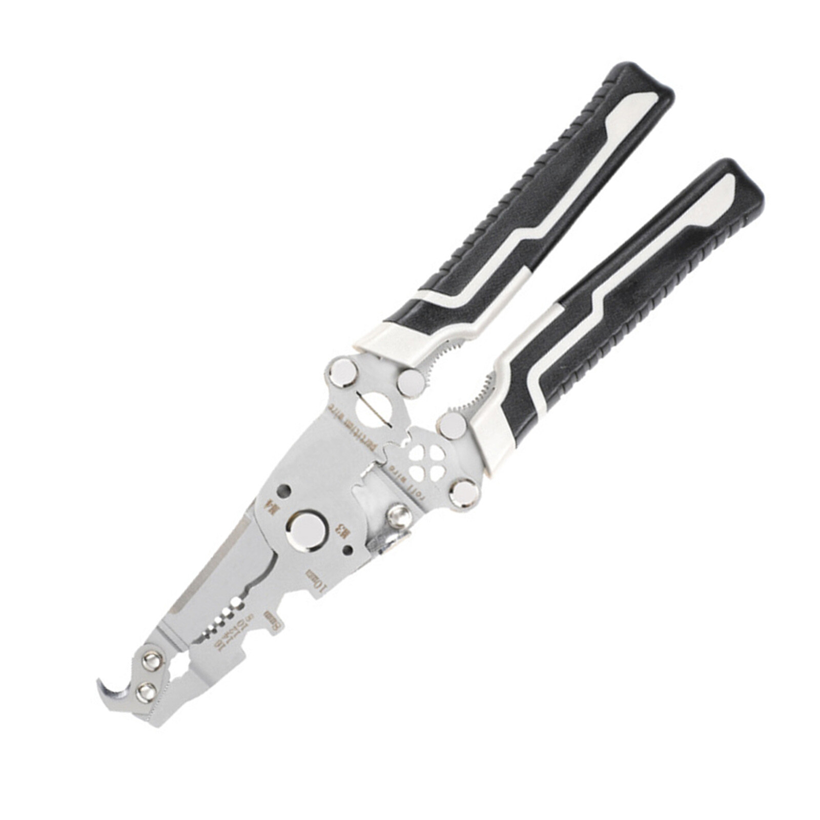 18-in-1 Foldable Multitool with Crimper Cutter Stripper Pliers
