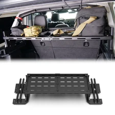 2 in 1 For 2018-2025 Jeep Wrangler JL Rear Trunk Cargo Rack Basket Sturdy table
