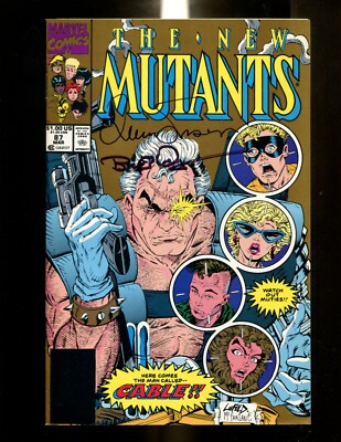 NEW MUTANTS 87 GOLD EDITION (9.8) AUTO L. SIMONSON & WIACEK W/COA