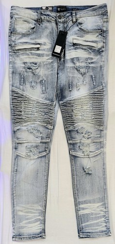 Men Skinny Jeans Ripped Jeans Slim Fit Pant Stretch Pant New Fashion - 第 1/4 張圖片