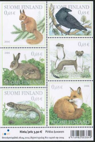 2004 Finlande, animaux forestiers mnh. - Photo 1 sur 1