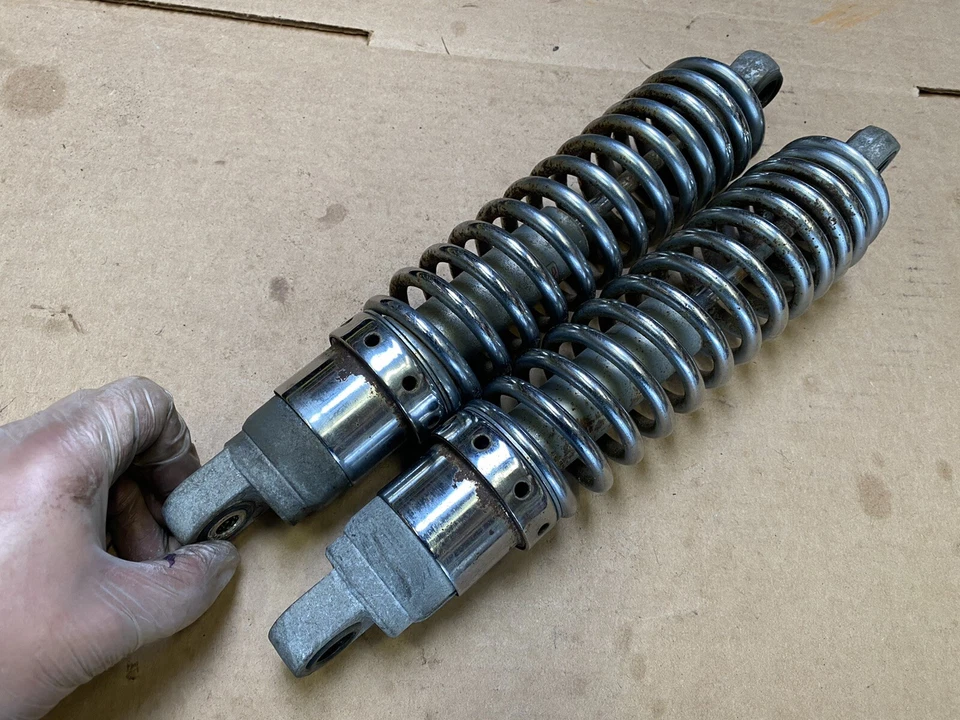 Juego de amortiguadores traseros 83 Honda CX650 OEM CX650C CX500 -75 Foto 4 de 4