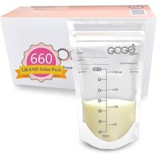 660 GOGO Grand Value Pack Breastfeeding Breastmilk Storage Bags - 7 OZ
