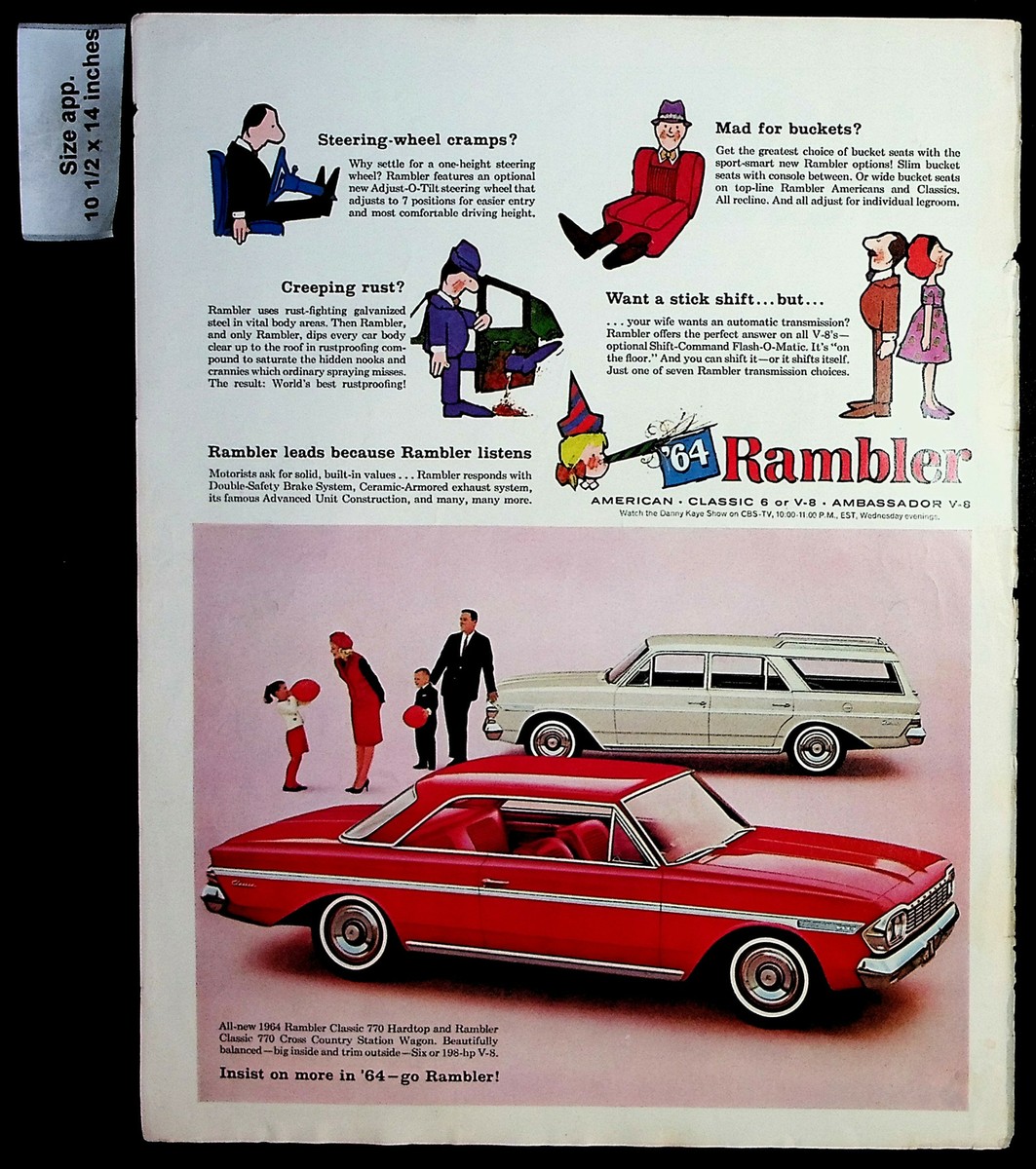 Pin Rambler Ambassador De 1964