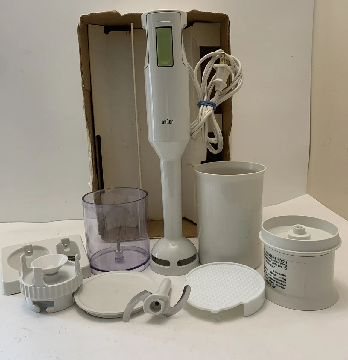 Braun Handheld Stick Immersion Blender Mixer Model 4169 TESTED Works Great