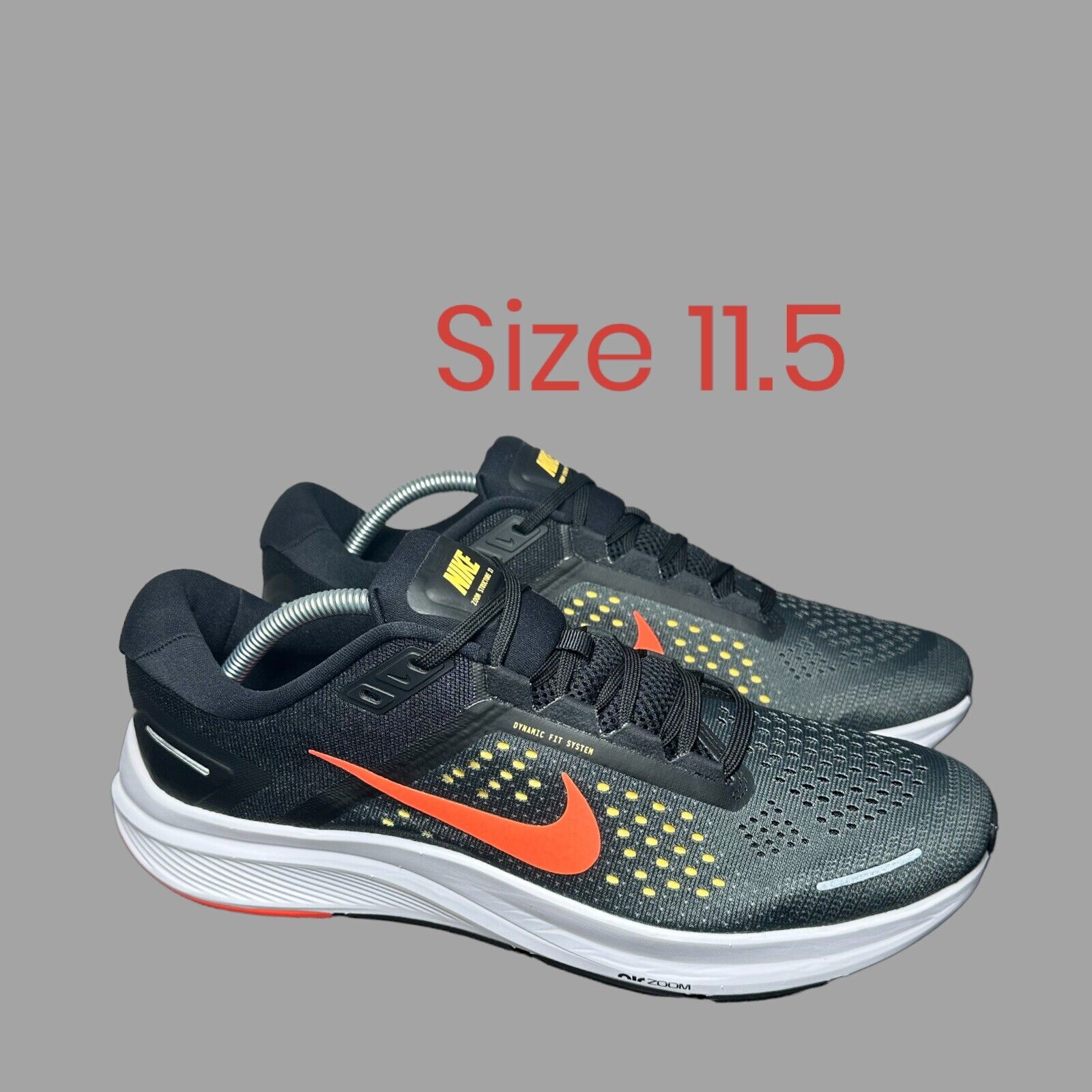 NEW* Nike Air Zoom Structure 23 &#039;Black Mango&#039; Men&#039;s Size Multicolor | eBay