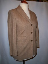 Bianca Wool Tweed Tailored Jacket Uk 10