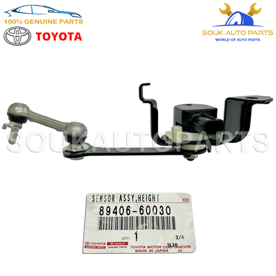 89406-60030 Genuine Toyota SENSOR SUB-ASSY, HEIGHT CONTROL, FR LH 