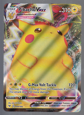 Carta Pokemon Pikachu Vmax Full Art celebrações