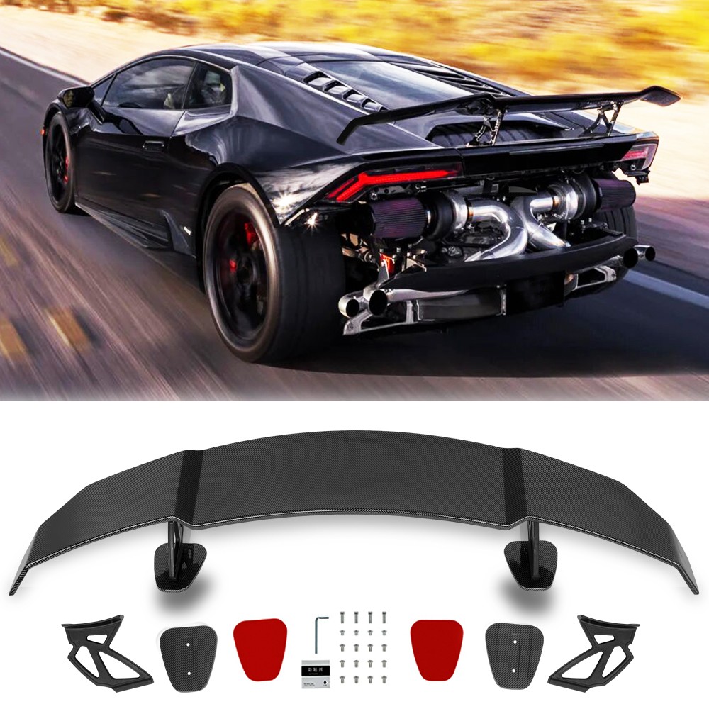 55" Carbon Rear Boot Trunk Spoiler Racing Wing GT Style For Lamborghini Huracan