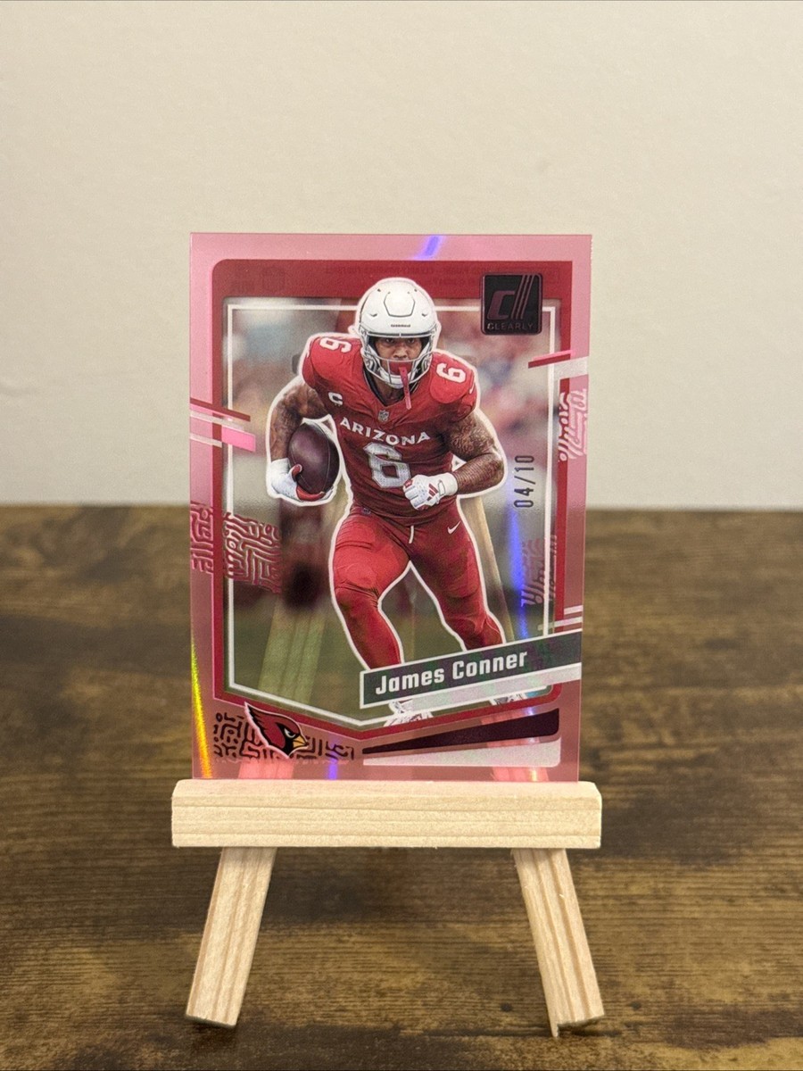 🔥2023 PANINI CLEARLY Donruss #1 James Conner Pink #/10 SSP 🔥 | eBay
