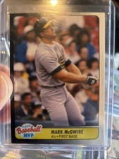 1990 Fleer Baseball MVP - Mark McGwire #25