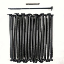 28 x FastenMaster HeadLOK 6 in. Structural Wood Screws With Bit 3/16 in