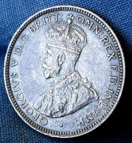 1921 George V Sixpence — photo from the most recent tracked eBay sale