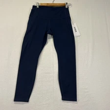 RBX Activewear Women’s Small Leggings Ankle Length Soft Blue $60 Casual Pocket