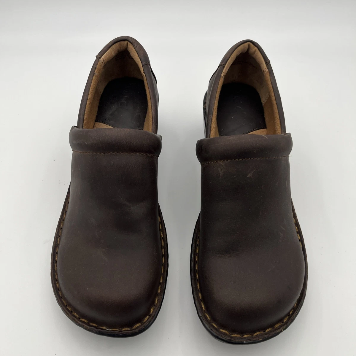 Børn Black Leather Mule Clogs Comfort Shoes Women’s 8.5W Estimated Listing: b.ø.c. Black Leather Slip-On Comfort | Mercari main image 2