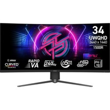 MSI MPG 346CQRF X24 computer monitor 86.4 cm (34") 3440 x 1440 pixels UltraWide 