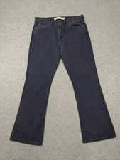 Vintage Levi's 515 Boot Cut Jeans Womens 14M Blue Dark Wash Stretch Denim 33x32