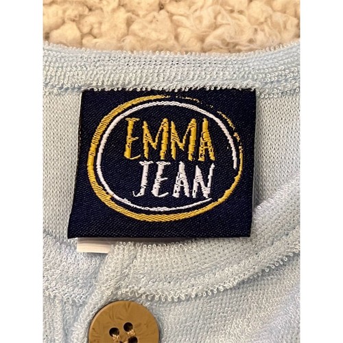 Mameluco Emma Jean Azul Terry Shortall Primavera 6M Niño Infantil Unisex Pastel - Imagen 6 de 18
