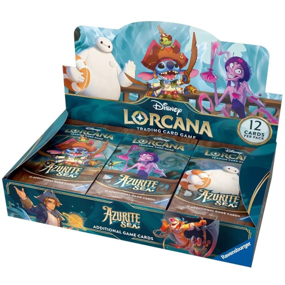 Disney Lorcana TCG: Azurite Sea Booster Box - 24 Packs [Set 6] | eBay