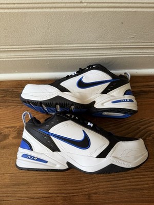 Nike Air Monarch IV Black Blue Size 8.5 Wide 416355 002 Men