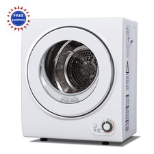 Portable Dryer 1.5 Cu.Ft. 850W Stainless Steel Drum Clothes Apartment RV Euhomy