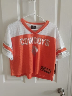 Colosseum Athletics Women's Oklahoma State Cowboys Jersey Orange White Size S - Image 1 of 4