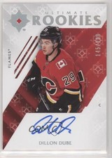 2018 Ultimate Collection Rookies /299 Tier 1 Autographs Dillon Dube #69 Auto 1o3