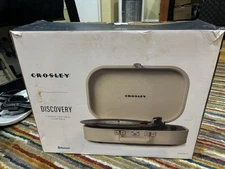 Crosley CR8009A-DU Discovery Bluetooth Turntable Record Player W/O AC Adapter