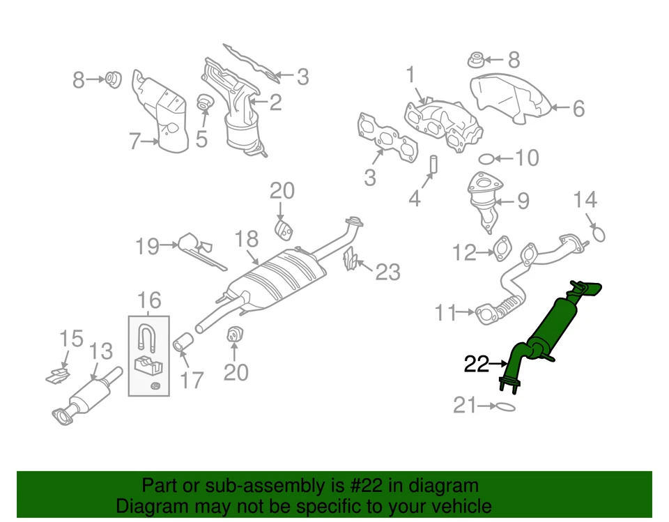正品福特谐振器带管 9E6Z-5A212-B — 第 2/3 张图片