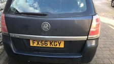 Vauxhall Zafira spares or repairs. MOT fail, new exhaust and ignition coil rail.