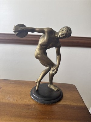 DISCOBOLUS Classical 7  Bronze Discus Thrower Greek Figure Antiquity Male Nude