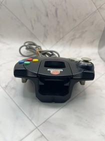Official SEGA Dreamcast Carbon Black Controller HKT-7700 OEM Tested Working