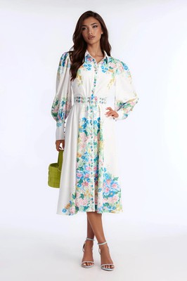 Izzy Floral Midi Dress-Fashion Nova|55162