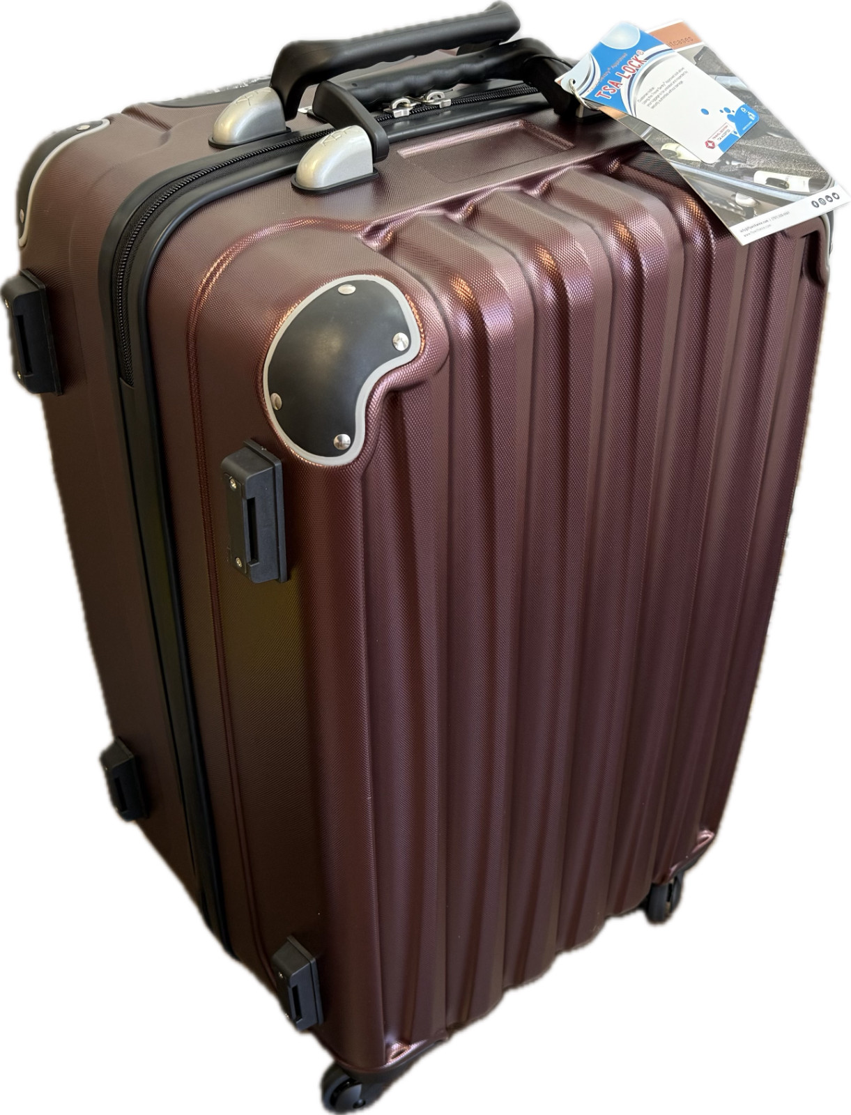 VinGardeValise 12 Bottle Wine Travel Suitcase Burgundy  (New