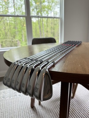 Ping i210 Iron Set 4-PW Black Dot KBS Tour 120g Stiff Steel Mens 