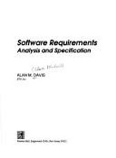 Software Requirements : Analysis and Specific...