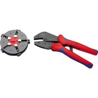 Knipex Crimpzange Quetschzange 250Mm Multicrimp Wechselmagazin BrüNiert 97 33 02