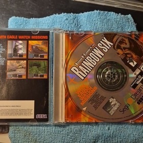 SEGA Tom Clancy's Rainbow Six Sega Dreamcast Manual Eagle Watch Missions 1999