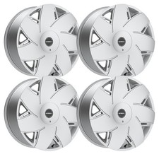 Set-4 Strada Turbina 22x9 5x1155x120 15mm Brushed Silver Wheels Rims 22 Inch Set-4 Strada Turbina 22x9 5x1155x120 15mm Brushed Silver Wheels Rims 22 Inch
