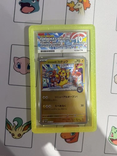 Fukuoka’s Pikachu 289/sv-p Promo Japanese Pokemon Center ACE 10