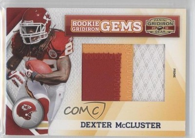 2010 Gridiron Gear Jumbo Materials Prime 5/10 Dexter McCluster Rookie RC 0f8